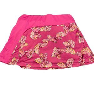 Grand Slam Magenta Butterfly Athletic Skort